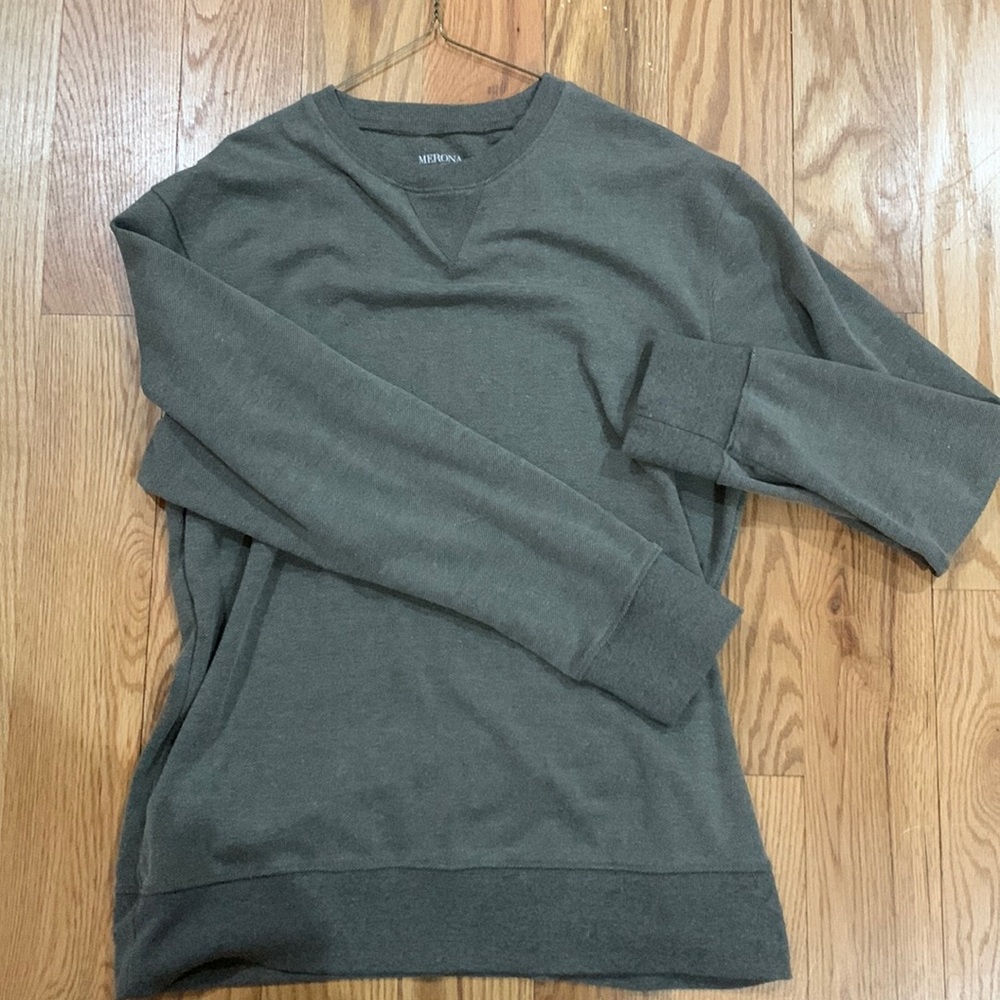 Merona Green Sweater Large